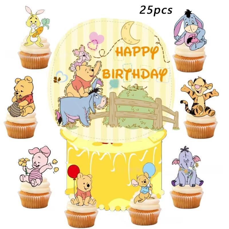 Topper Cupcake Winnie the Pooh