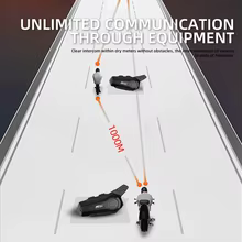 Interfone Moto Bluetooth 2 Pilotos Thumbnail 4