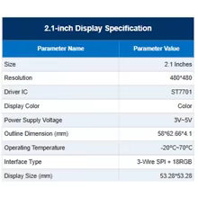 Tela LCD Redonda 2.1" Thumbnail 3