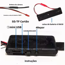 Câmera WiFi Mini 4K HD Thumbnail 6