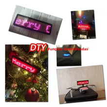 Crachá LED Programável Bluetooth Thumbnail 2