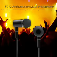 Fone de Ouvido FC12 Tubo de Ar Anti-Radiação Thumbnail 4