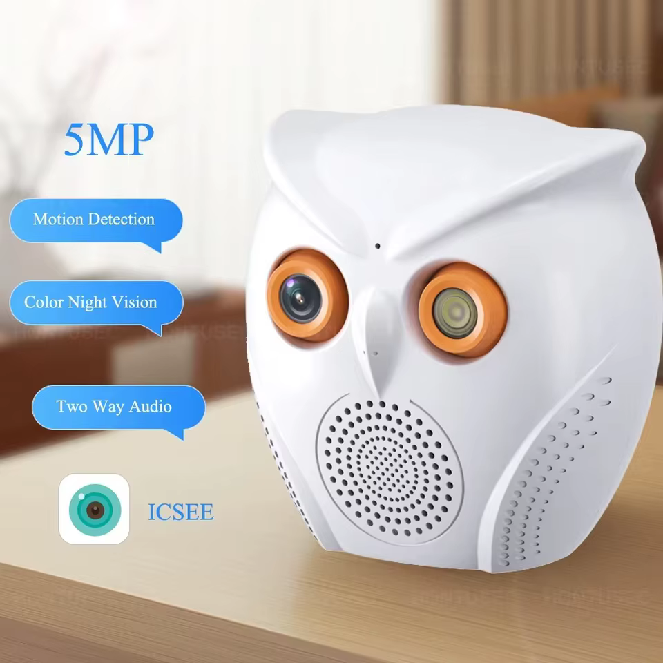 Câmera Wi-Fi Coruja 5MP