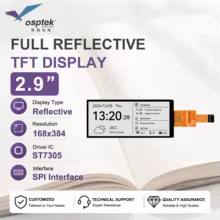 Display LCD Reflexivo Osptek 2.9" 168x384 Thumbnail 1