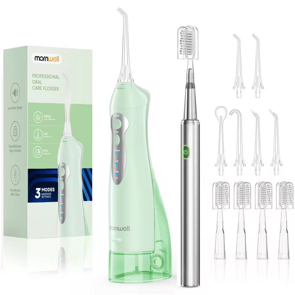 Kit Escova Elétrica e Irrigador Oral Recarregável