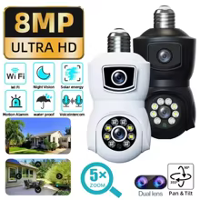 Câmera WiFi 8MP Lâmpada E27 Thumbnail 2