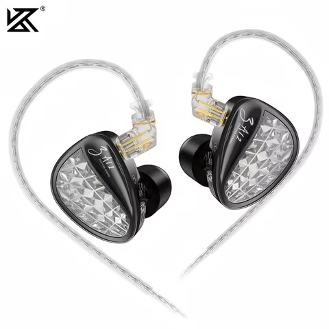 KZ ZA12 Fones de Ouvido Híbridos
