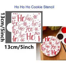 Kit 7 Stencils de Natal para Bolo e Biscoito Thumbnail 4
