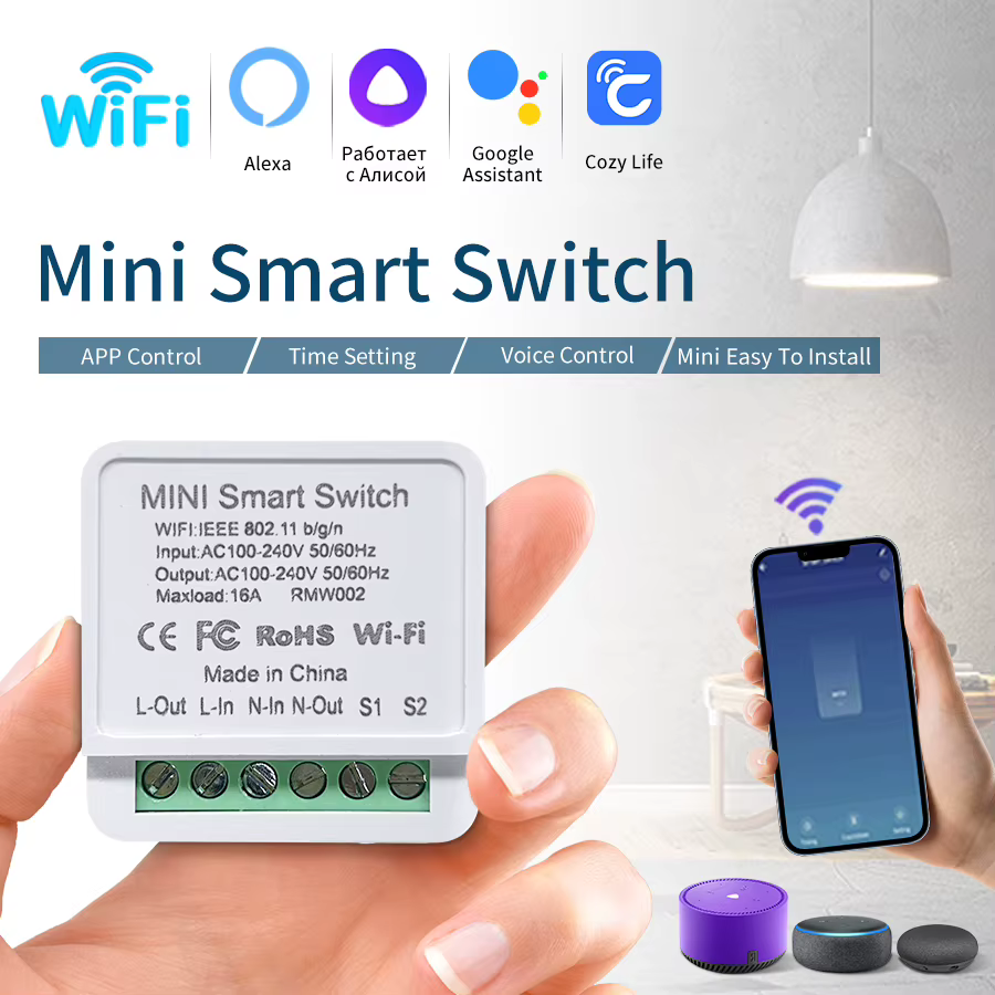 Interruptor Wi-Fi Inteligente EeeToo