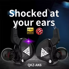 QKZ AK6 Fone de Ouvido com Microfone e Cancelamento de Ruído Thumbnail 6