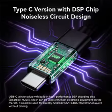 KBEAR Venus DD Fones LED USB-C Thumbnail 4