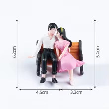 Miniaturas de Fadas Kawaii 2 Peças Thumbnail 6