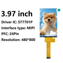 Tela LCD TFT 3.97 MIPI 24 Pinos Thumbnail 2