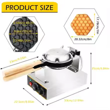 Máquina de Waffle 1400W Thumbnail 4