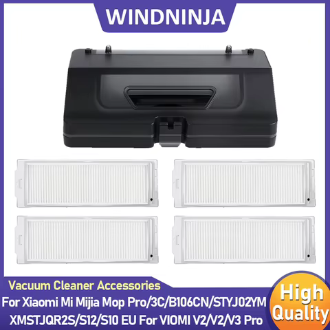 Kit Filtro Tanque Água e Caixa Lixo Robô Aspirador Xiaomi Viomi