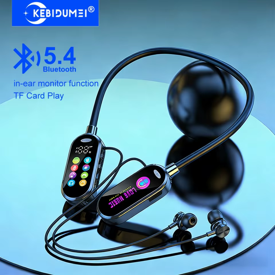 KEBIDUMEI Fones Bluetooth 5.4 Tela HD