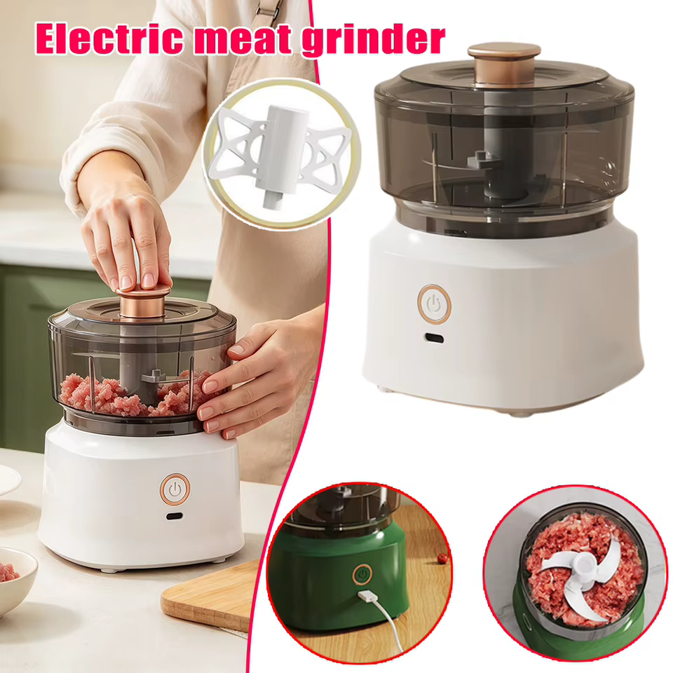 Moedor de Carne Elétrico Multifuncional