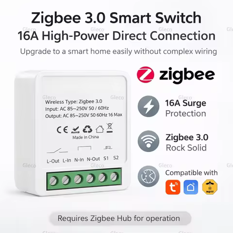 Interruptor ZigBee Inteligente 16A