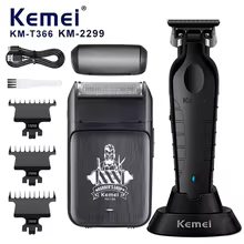 Kit Cortador de Cabelo Kemei KM-2299 Thumbnail 1