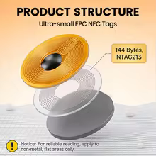 Tag NFC FPC 8mm NTAG213 Thumbnail 4