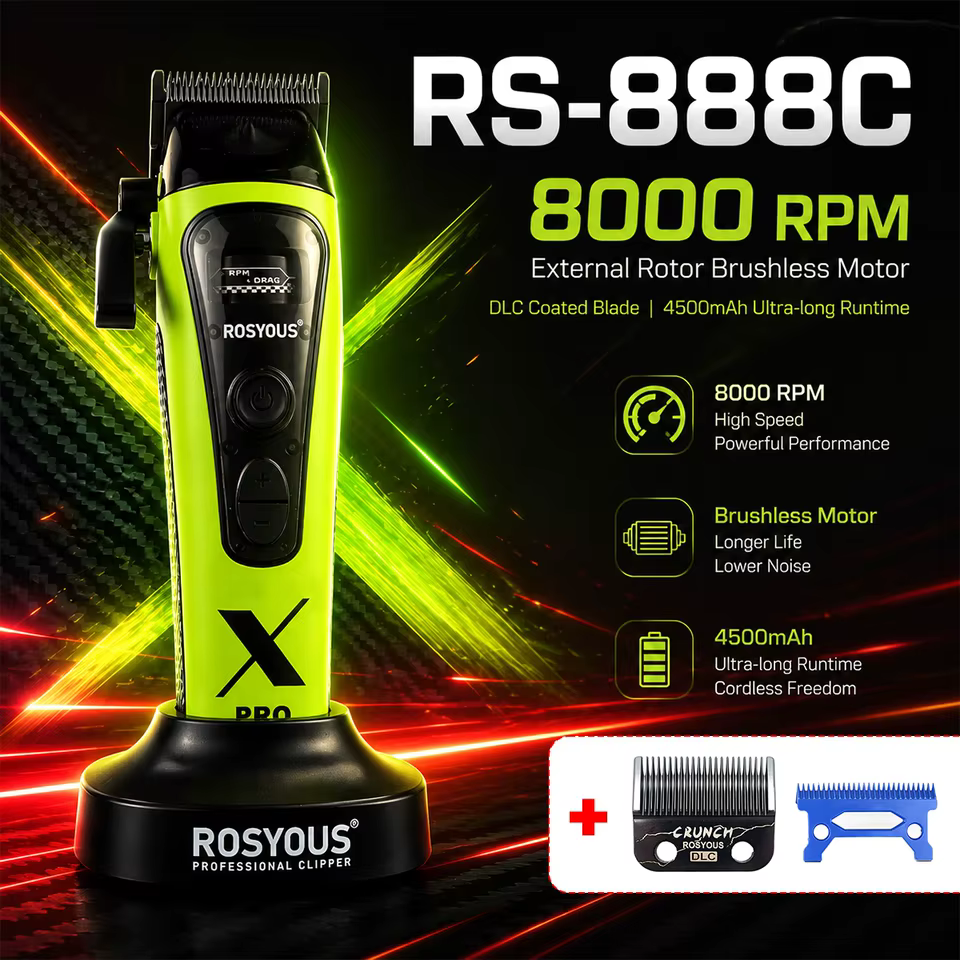 Máquina de Cortar Cabelo ROSYOUS 888C