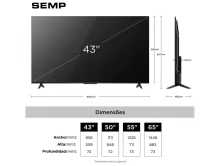 Smart TV Semp 43" 4K UHD Google TV Thumbnail 5