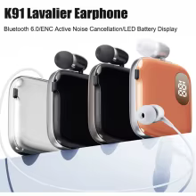 Fone Lavalier K91 Bluetooth 6.0 Thumbnail 1