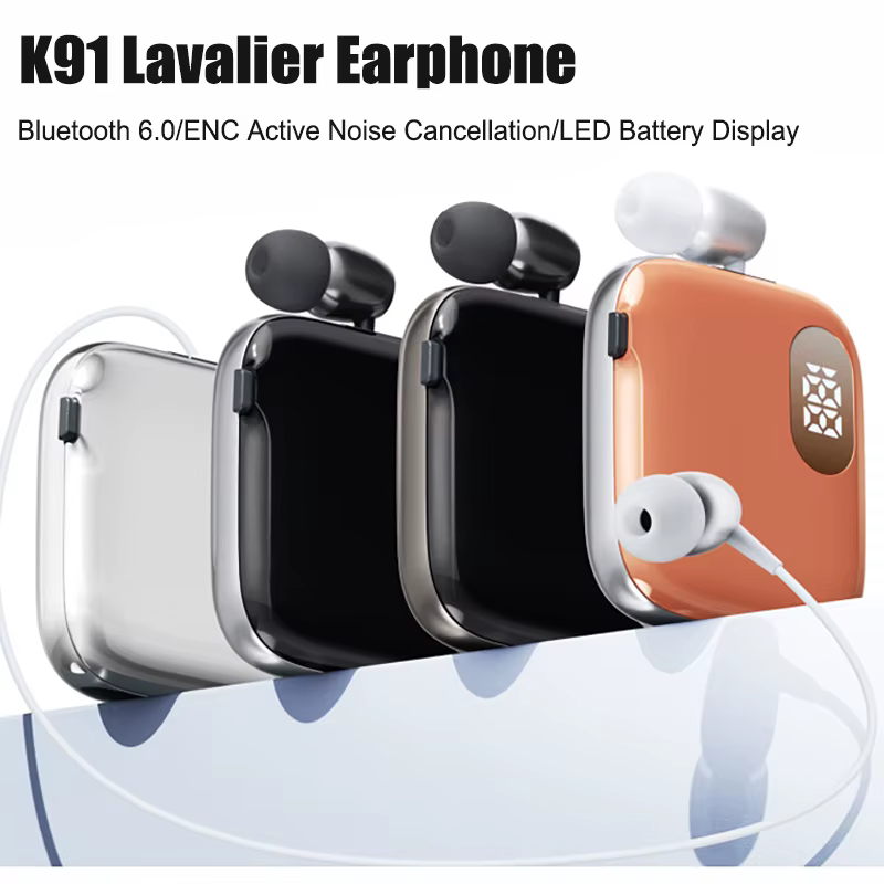 Fone Lavalier K91 Bluetooth 6.0