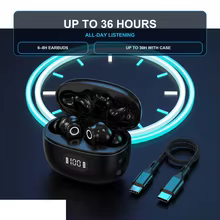 Fone TWS Bluetooth 5.4 com Graves Profundos Thumbnail 2