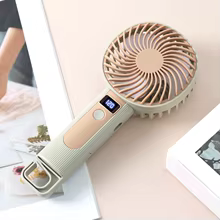 Ventilador Portátil Mini 2 em 1 com Display Thumbnail 5