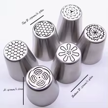 Bicos Decoradores de Bolo Aço Inox Thumbnail 2