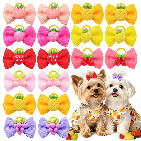 Laços de Cães Frutas 3D - MRUQ PET