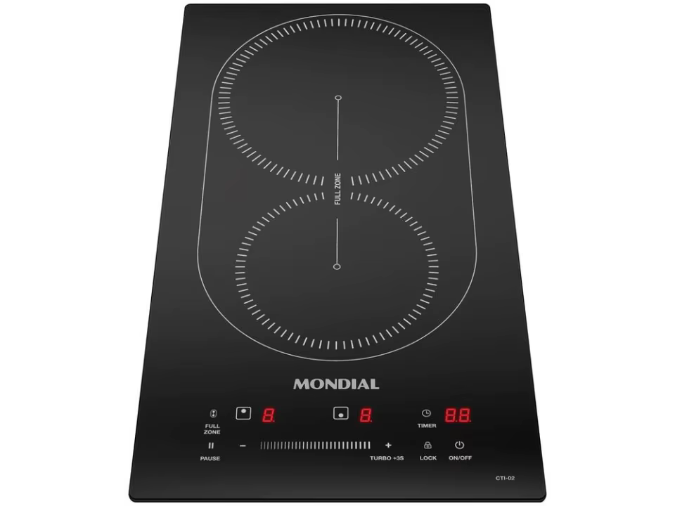 Cooktop Indução Mondial CTI-02 Preto