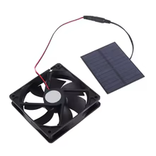 Ventilador Solar Qiilu 3W para Galinheiros Thumbnail 4