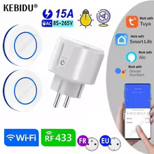 Tomada Inteligente Wi-Fi + RF 433MHz Thumbnail 1