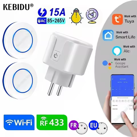 Tomada Inteligente Wi-Fi + RF 433MHz