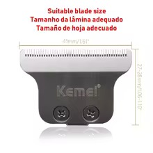 Pente Guia Aparador Kemei Thumbnail 6