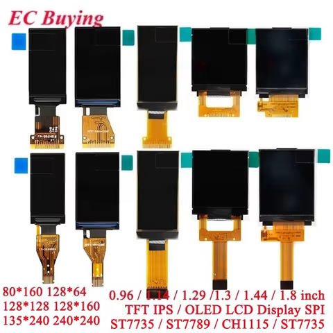 Tela LCD 0.96 IPS HD 80x160 RGB