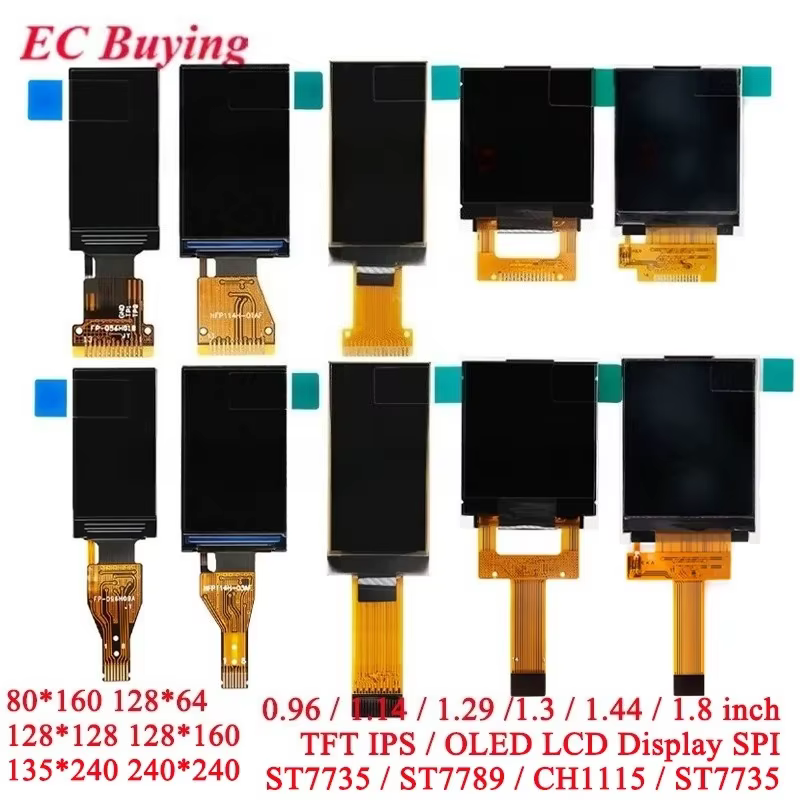 Tela LCD 0.96 IPS HD 80x160 RGB