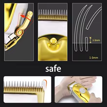 Kemei 1986 Máquina de Cortar Cabelo Profissional Thumbnail 4