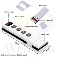 Interruptor de Cortina Inteligente Wi-Fi RF Thumbnail 6