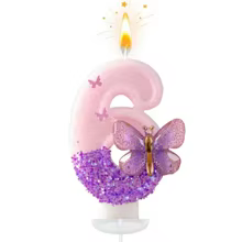 Velas de Aniversário Números 0-9 Thumbnail 3