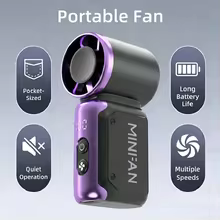 Mini Ventilador Portátil USB Thumbnail 3