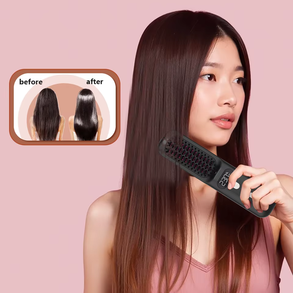 Alisador de Cabelo Sem Fio Profissional