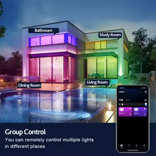 Luminária LED Inteligente 24W com Música e Wi-Fi Thumbnail 5