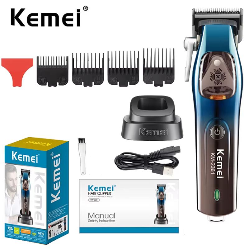 Kemei Cortador de Cabelo Profissional 10000RPM