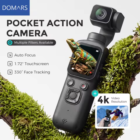 Câmera Domars 4K Bolso