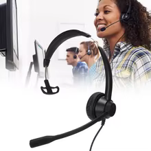 Fone Monaural RJ9 Qiilu Preto Thumbnail 3