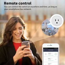 Plugue Inteligente Wi-Fi Zigbee Tuya 16A Thumbnail 5