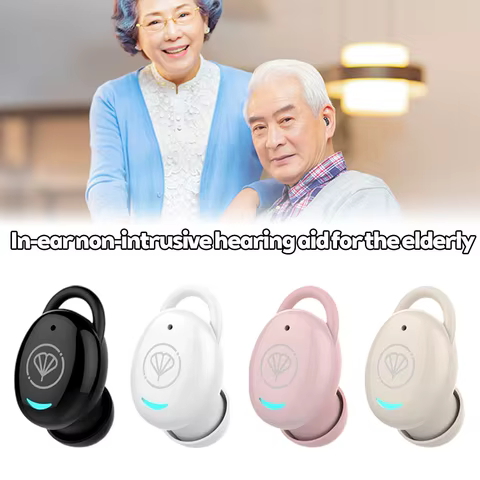 Fone Bluetooth 5.3 Invisível para Idosos